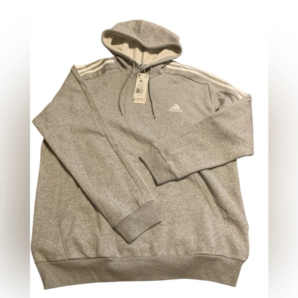 Men’s Adidas 3 stripe hoodie